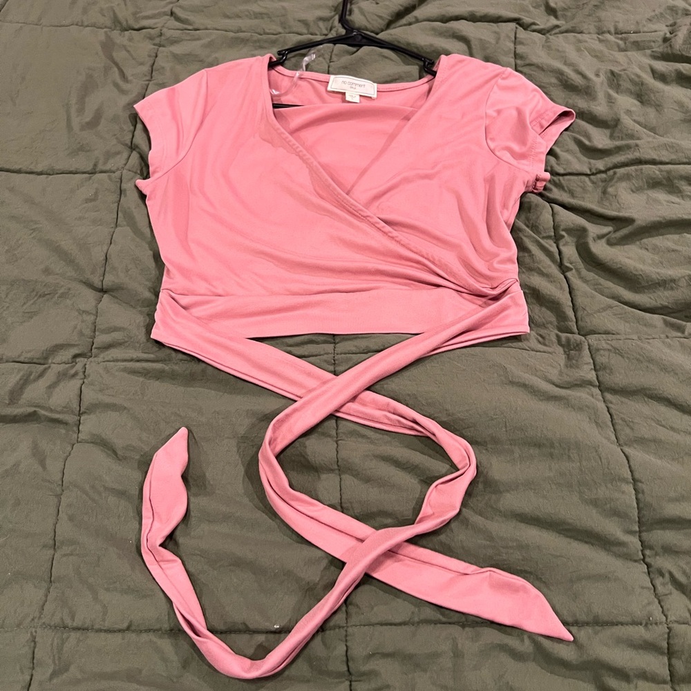 Pink No Comment Top